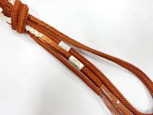 未使用品　正絹　手組帯締め